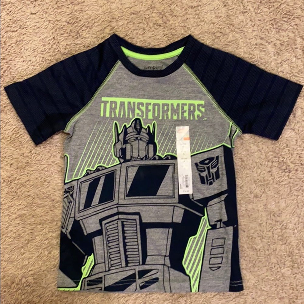 Boys Transformers Shirt Optimus Prime Size 5